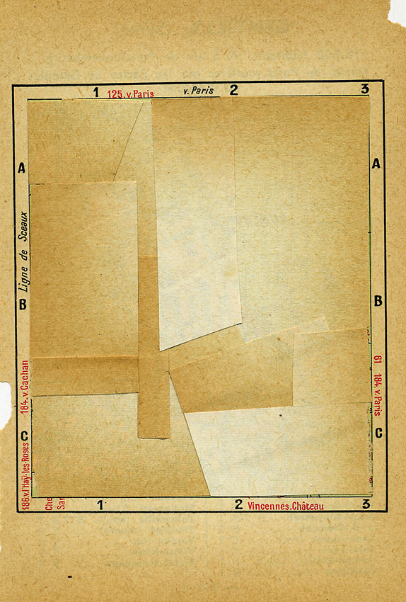 Série II, Carte et plan : sans titre (6), 9,2 x 8 cm